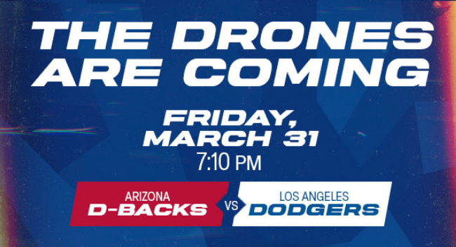 Los Angeles Dodgers Drone show