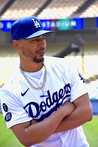 Mookie Betts, Los Angeles Dodgers player.