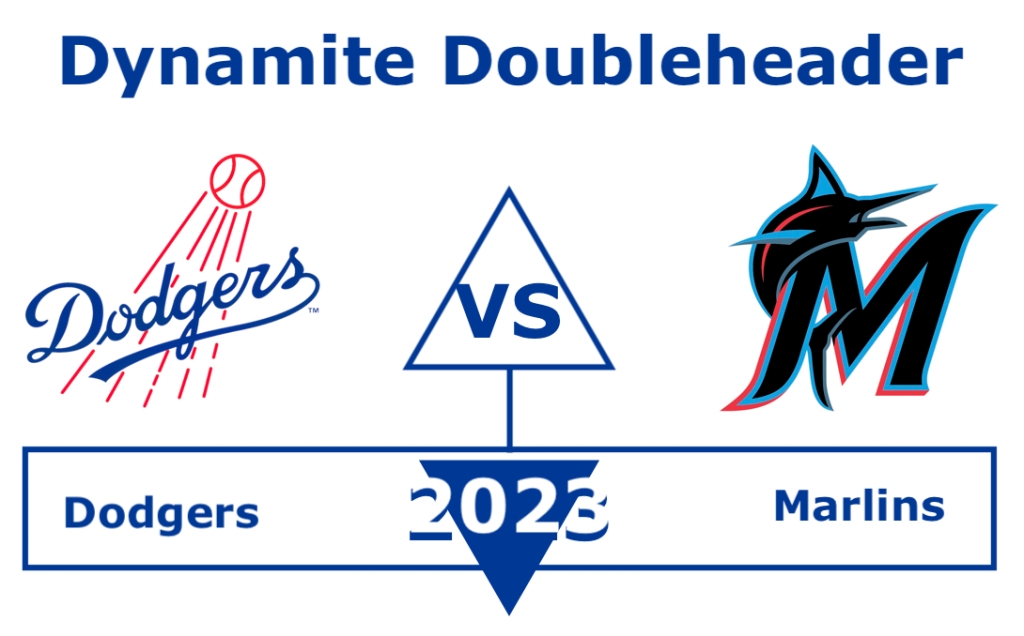 Dodgers vs Marlins Split Doubleheader
