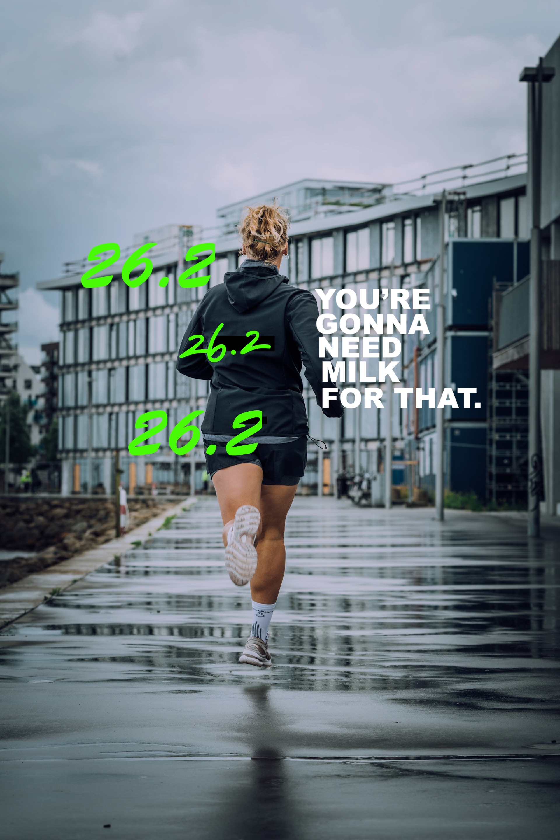 This year, Milk Wants to Support all Female Marathon Runners