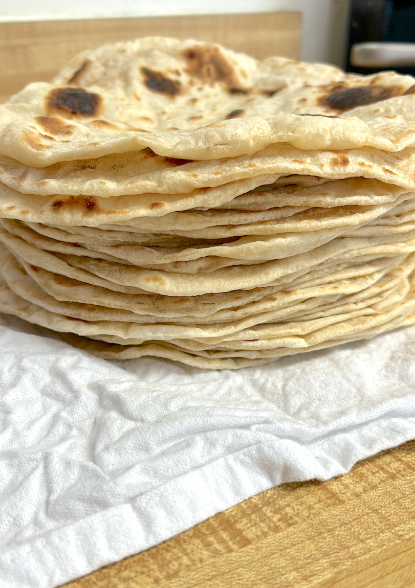 Homemade Flour Tortillas