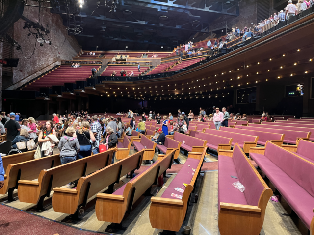 Interior of the Grand Ole Opry House in Nashville, Tennessee in 2022