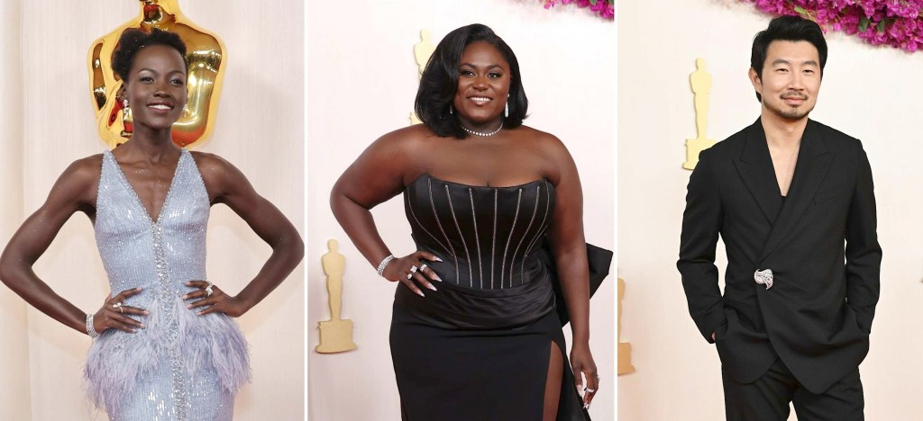 Hollywood Glamour: Lupita Nyong’o, Danielle Brooks, and Simu Liu Sparkle in De Beers at the 2024 Academy Awards