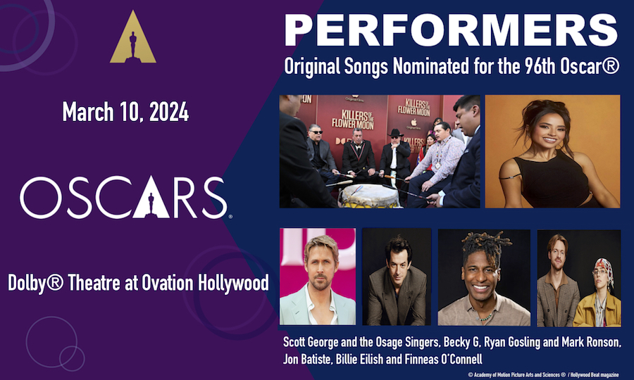 Who Will Be Performing the Nominated Original Songs at the 96th Oscars®?