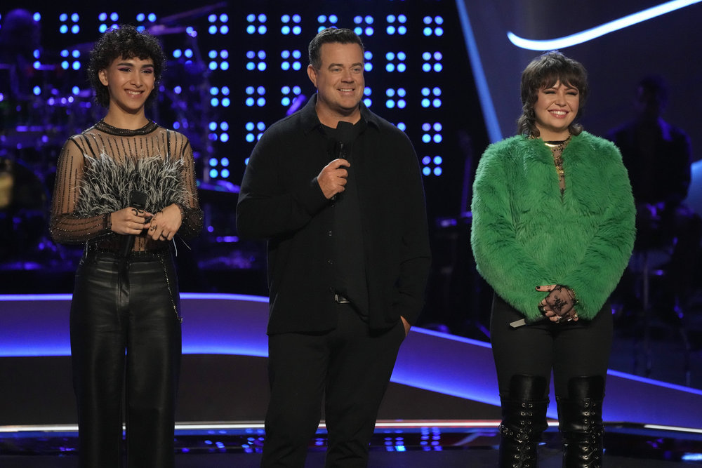 The Voice - Season 25, Frank Garcia, Carson Daly, Olivia Rubini