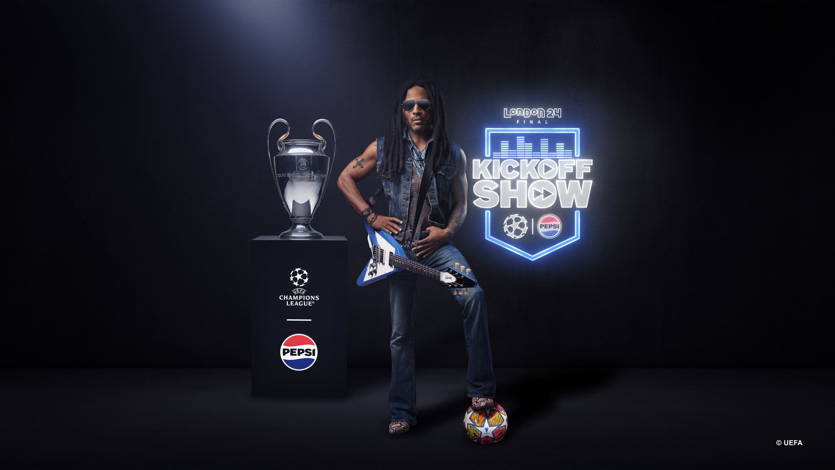 Lenny Kravitz to headline the UEFA Champions League Final Kick Off Show presented by Pepsi®