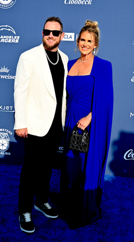 Max-and- Kellie-Muncy attend The Los Angeles Dodgers Foundation's 2024 Blue Diamond Gala