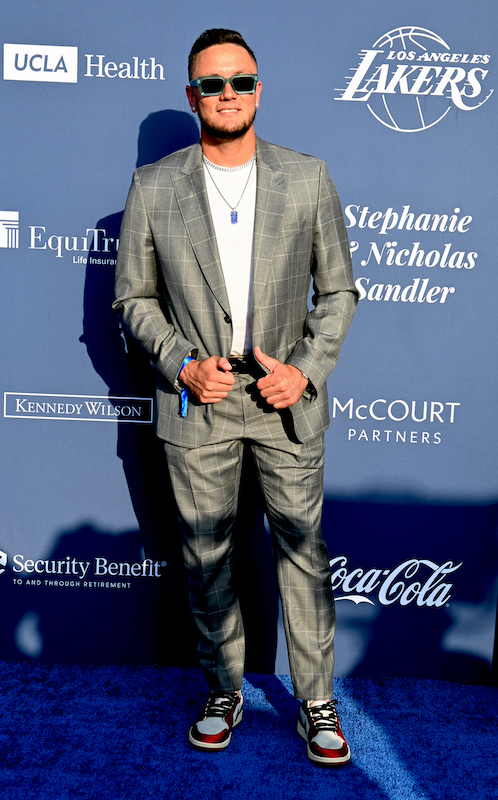 Miguel-Rojas attends The Los Angeles Dodgers Foundation's 2024 Blue Diamond Gala