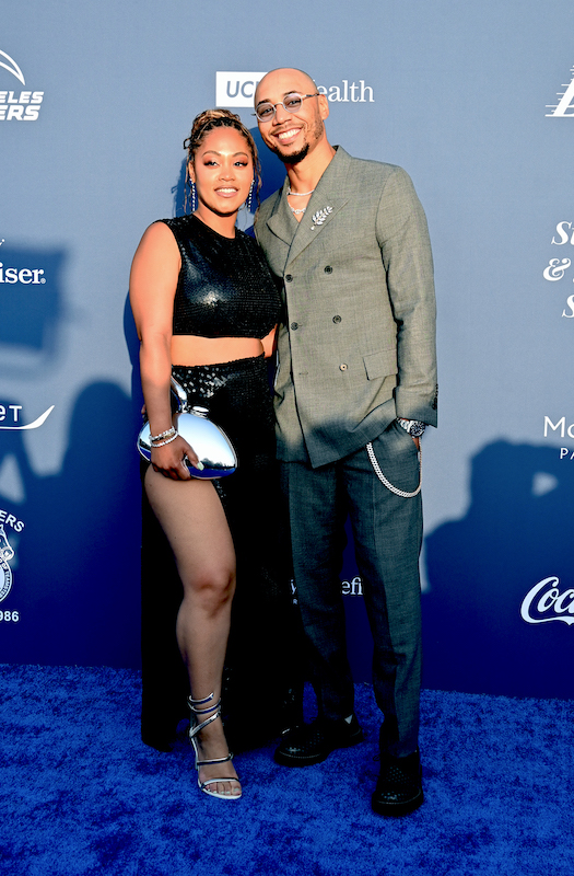 Mookie-and-Brianna-Betts attend The Los Angeles Dodgers Foundation's 2024 Blue Diamond Gala