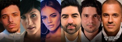 The 2024 NVISION Latino Film & Music Festival committee is joined by Anthony Ramos, Lynette Coll, and Leslie Grace
