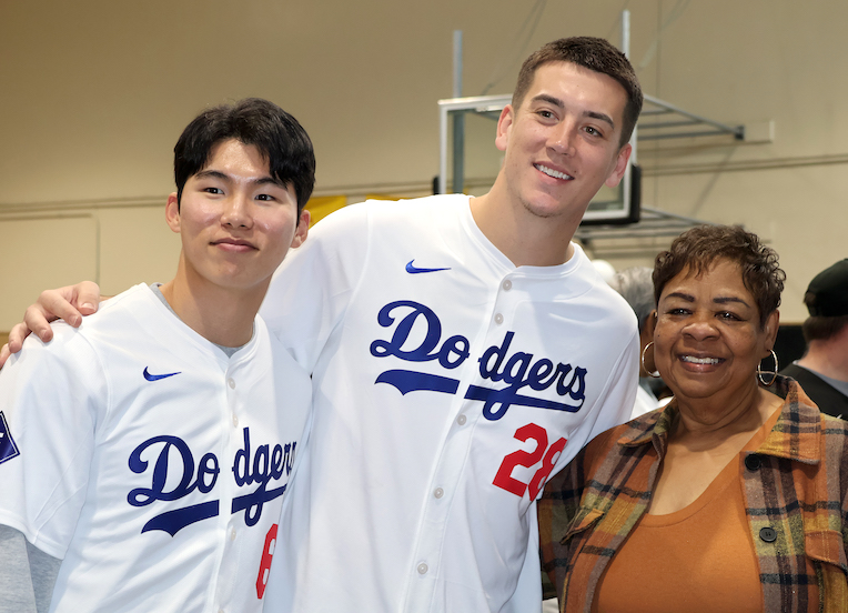 L.A. Dodgers Bring Joy to Pasadena Seniors After Eaton Fire