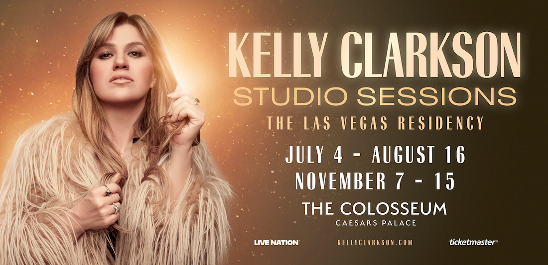 Kelly Clarkson has officially announced her new residency at Caesars Palace’s Colosseum in Las Vegas