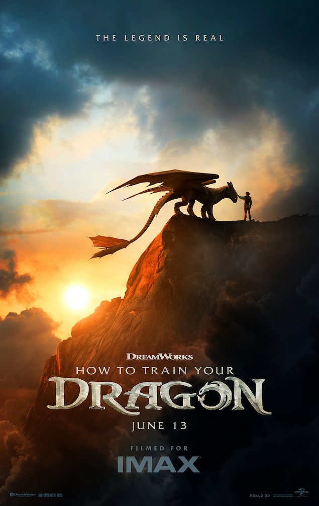 How To Train Your Dragon promo poster - Universal Pictures