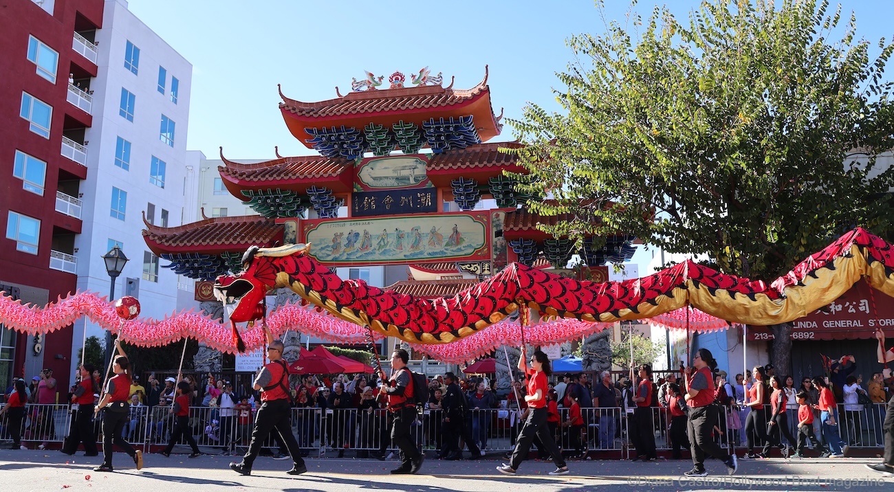 127th Golden Dragon Parade Flows Through Los Angeles Chinatown