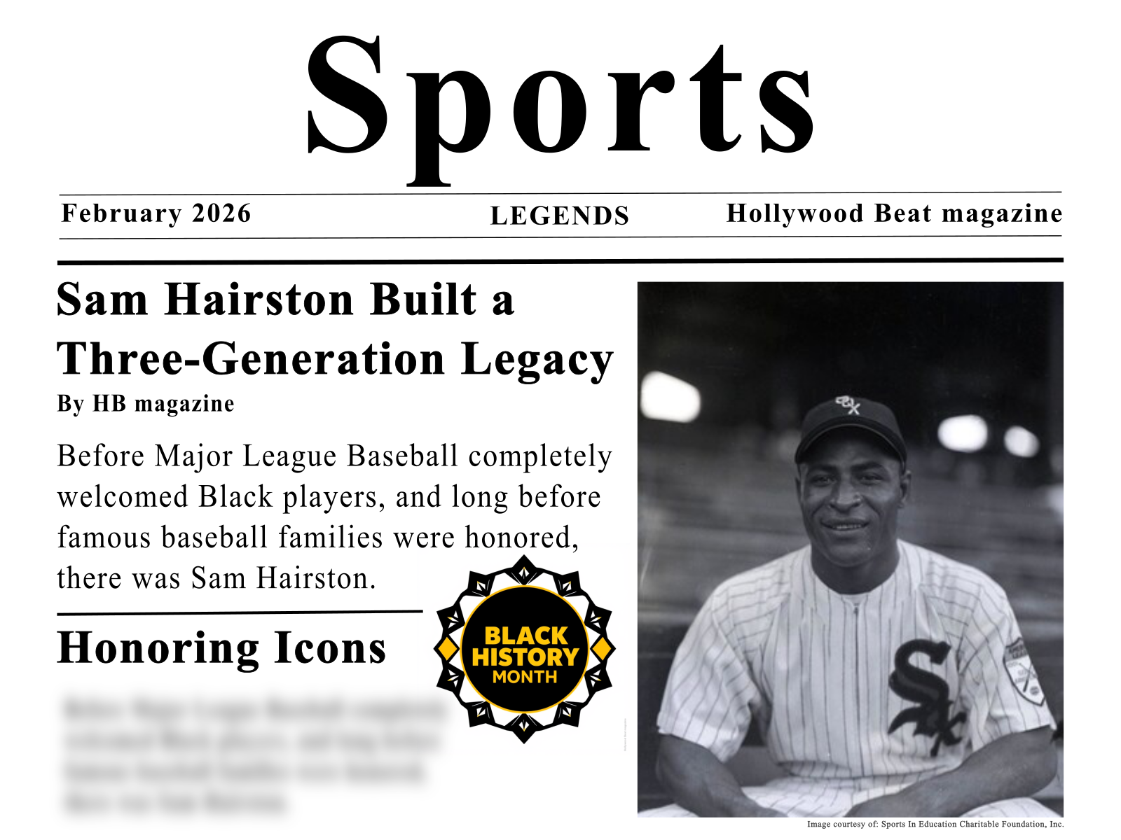 Sam Hairston: Baseball’s Negro Leagues Legend