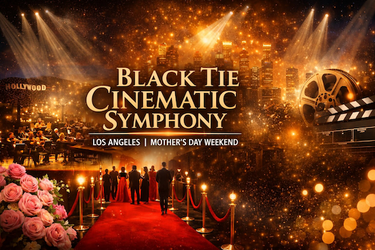 Black Tie Cinematic Symphony Returns to Los Angeles — A Mother’s Day Red Carpet Gala Featuring Kirk Franklin