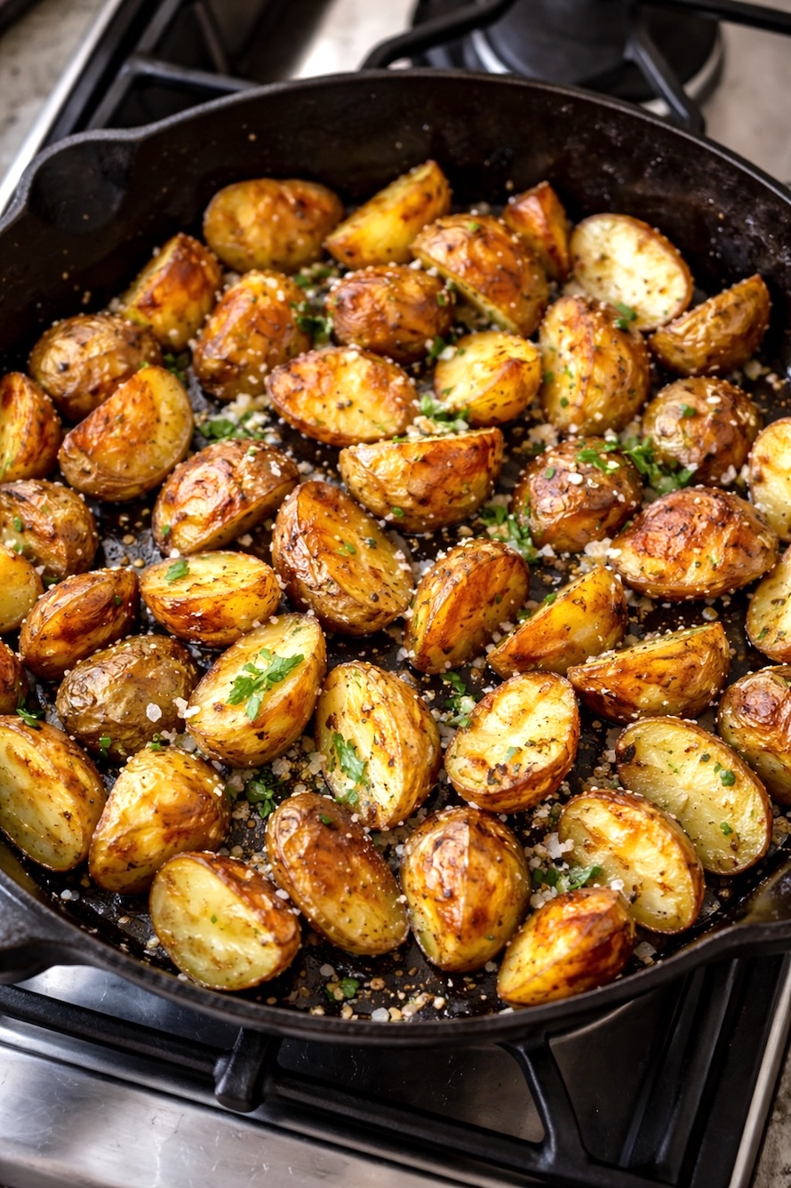 Crispy Skillet-Roasted Potatoes
